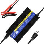 product_image_name-WattCycle-14.6V 20A Intelligent Float Charger - Battery Charger for All Vehicle Types, Sparkless Technology, Lightweight - Protects Li-Ion Batteries with Efficient Charging-1