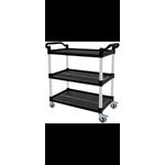 Multi-Purpose Steel Trolley Shelves - 3 Layers Rolling Cart