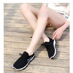 product_image_name-BLWOENS-Women's Comfortable Walking Shoes - Tennis Athletic Casual Slip on Sneakers - Black-2