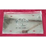 Toyota 3D Toyota Stainless Steel Plate Number Cover