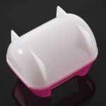 Generic Pink White Small Hamsters Bathing Sand Cage Pet Bathroom 10 - image 3