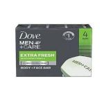 Dove-Men+Care Extra Fresh Face & Body Bar Soap Pack Of 4