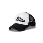 Drip On Drip Baseball/Face Cap BLACK AND WHITE