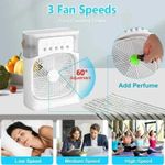 Generic Portable USB Desk Humidifier Air Cooling Fan For Home And Office - image 5