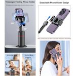 product_image_name-Generic-P02 Auto Face Tracking Selfie Stick Tripod 360° Rotation Cell Phone Photo & Video Kits Stand, No App, Rechargeable Tracking Phone Holder Smart Shooting Camera Mount for Live Video Recording Tiktok Vlogging-5