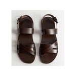 Men's Premium Leather Sandal - Brown 