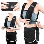 Generic Tactical Running Vest Unisex - Black Colour - image 2