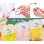 product_image_name-Generic-Petal Shape Paper Soap Sheets, Cleaning Washing Hand Bath Toiletries with Storage Box for Outdoor-1