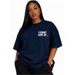product_image_name-Fashion-DAMBA Unisex Oversized Testimony Tee – God Kept Me - NAVY BLUE -2