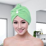 product_image_name-Generic-Hair Turban Breathable Strong Absorbent Microfiber-Hot Pink-5