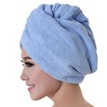 product_image_name-Generic-Hair Turban Breathable Strong Absorbent Microfiber-Hot Pink-7