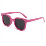 product_image_name-Fashion-Children’s Polarized Square Sunglasses – Stylish Boys & Girls Outdoor Glasses For Kids- ROSE PINK-2