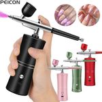 Generic rechargable Airbrush Oxygen Injection Spray Gun liquid replenishment - image 3