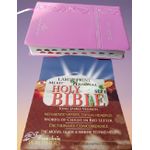 product_image_name-Generic-Holy Bible KJV Large Print Merit Personal Reference Edition,Thumb index Pink Leather Color -1