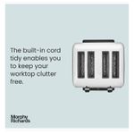 product_image_name-Morphy Richards-Venture Brushed 4 Slice Toaster With Higj Lift Function - 1800W-3