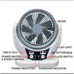 product_image_name-Sonik-Rechargeable table Fan with Battery +AC/DC+Solar Panel+LED bulbs+mobile version-3