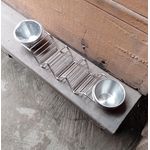 Generic Stainless steel Taco rack by 3 with 2 sauce holders - image 2