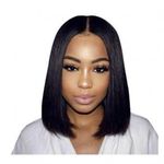 Straight Bob Hair Wig For Women Black