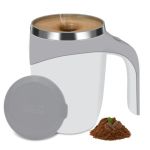 product_image_name-Generic-Automatic Magnetic Self Stirring Mug Stainless Steel - 380ml-1