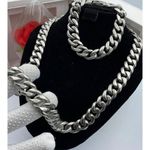 SILVER Cuban Chain For Men(NON FADED)