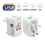 product_image_name-Generic-Universal Travel Adapter with 2 USB Charging ports and a Surge Protector-3