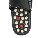 product_image_name-Generic-Foot massage slippers, outdoor foot massage sandals, pressure relief acupressure massage shoes - black-2