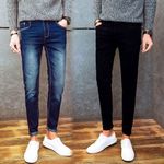 Trendy Stock Black And Blue Jean For Men