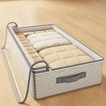 Generic large storage and organization bag with Transparent Window,portable clothing organization bag - image 2