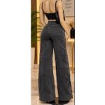 Luxury High Waist Boyfriend Jeans Black Washed - image 3