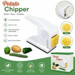 Potato Chipper Manual Vegetable Cutter French Fry Maker