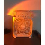 product_image_name-Generic-Air Conditioners Portable Fan USB Electric Fan LED Night Light Water Mist Fun 3 In 1 Air Humidifie For Home-4