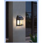 Generic Solar Security Night Wall Lamp with Motion activated Sensor - 1 LED warm light - image 3