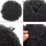 Generic Hair Bun Black (Full) Afro Bun/Pony - image 2