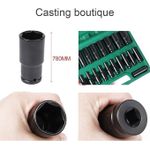 Generic 15-piece steel electric wrench socket set, multi-functional socket set with storage box. - image 3