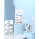 SKY SK-09 Lighting(iPhone)USB Data Cable – 5A Fast Charging, 1 Meter, white 10pcs a park - image 3