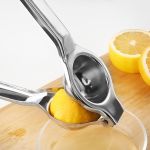 Generic Manual Juicer Extractor, Stainless Steel Lemon Squeezer for Orange & Citrus