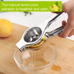 Generic Manual Juicer Extractor, Stainless Steel Lemon Squeezer for Orange & Citrus - image 5