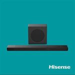 Hisense 500W 3.1CH SOUNDBAR WITH WIRELESS SUBWOOFER AX3100Q - image 2
