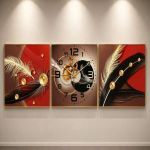 3in1 Modern Wall Clock Frame
