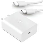 product_image_name-Google-30W Pixel Fast Charger for Pixel 10 pro 10 9 9 Pro 8 8 Pro 7 7a 7 Pro 6 6a 6 Pro, PD USB C with USB C Fast Charging Cable (No Overheating When Charging)-1