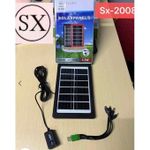 3.5W SOLAR CHARGER POWER BANK + USB MULTI-CABLE SET