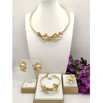 product_image_name-Longchain-Premium Quality Sophisticated Diamond Ice Gold Necklace/Necklace/Ear-Ring & Ring-1