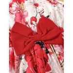 product_image_name-Catpapa-1-6 Years Kid Girl 2PCS Kid Girl Floral Sling Dress With Short Sleeve Overcoat-red-3