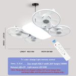 product_image_name-Generic-Remote Controlled Smart Silent Ceiling LED Light Fan-4