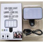 Gadget Led Cube Light For Phone Light & Laptop + Video Streaming With Spring Clip - image 2
