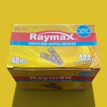 Raymax AAA 48-Pack Batteries – Extra Long Life Alkaline, LR03 AM4, 1.5V