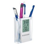 Generic OFFICE / SCHOOL DIGITAL TABLE CALENDAR CLOCK WITH PEN HOLDER
