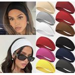 product_image_name-Generic-3pcs Women’s Sports Elastic Headbands – Sweat-Wicking Yoga & Gym Hairbands (Black/Gray)-1