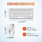 product_image_name-Generic-Ultra Slim Wireless Keyboard + Wireless Mouse, Low Noise Keyboard for Laptop, Desktop, Window - Wireless Office Home Keyboard, System Rechargeable Keyboard for All PC Devices And Desktop, Compatible with Laptop, Tablet Desktop and PC-2
