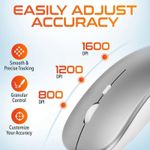 product_image_name-Generic-Ultra Slim Wireless Keyboard + Wireless Mouse, Low Noise Keyboard for Laptop, Desktop, Window - Wireless Office Home Keyboard, System Rechargeable Keyboard for All PC Devices And Desktop, Compatible with Laptop, Tablet Desktop and PC-3